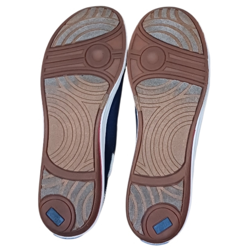 Keds Lace Up Canvas Boat Shoes Nautical - Picture 9 of 11